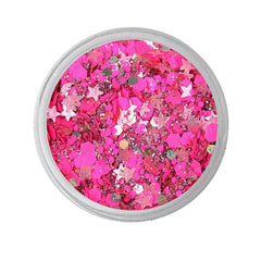 Watermelon Loose Glitter Jar 7.5g by Vivid Glitter- Supports Healing Smiles Foundation - Silly Farm Supplies