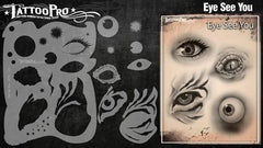 Wiser's Eye See You Airbrush Tattoo Pro Stencil Series 2 - Silly Farm Supplies