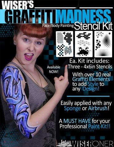 Wiser's Graffiti Madness Stencil Kit - Silly Farm Supplies