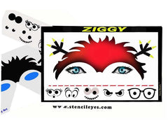Ziggy Stencil Eyes Stencil - Silly Farm Supplies