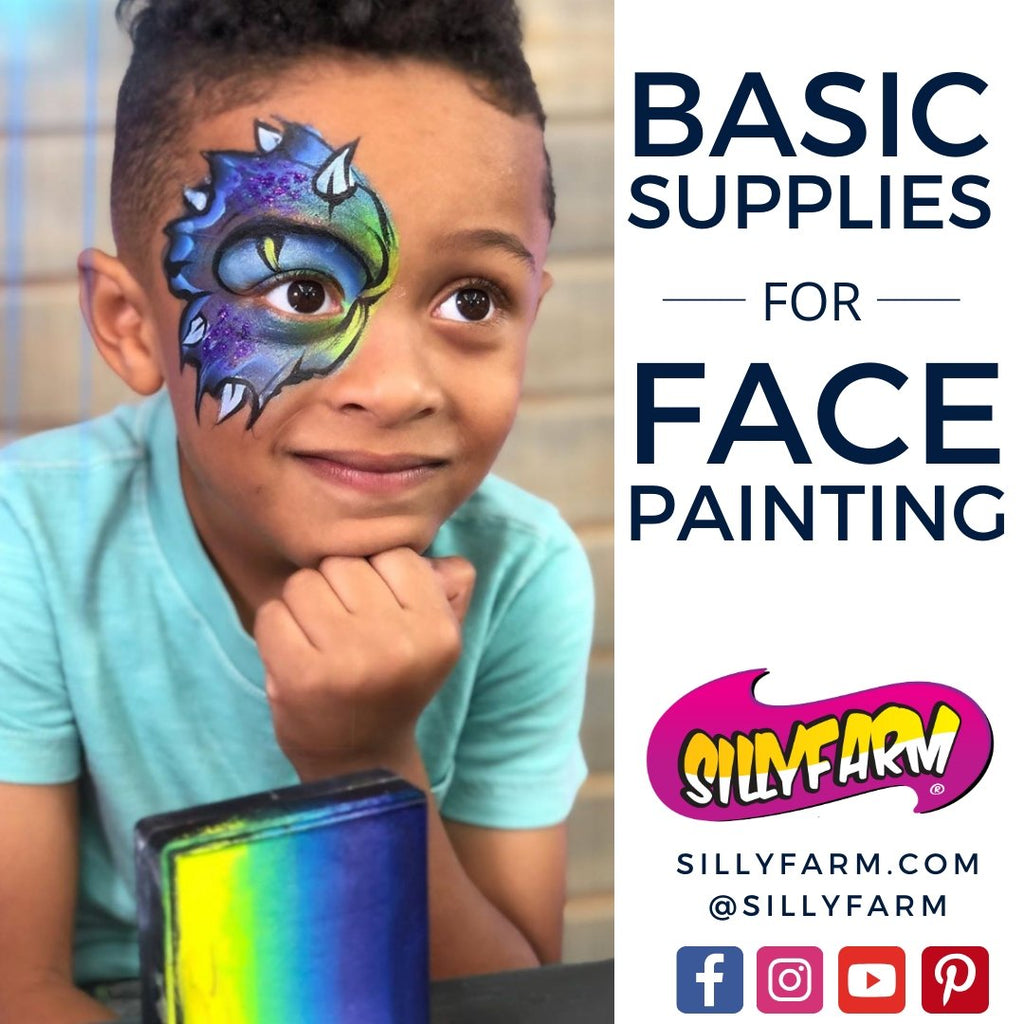 Basic Supplies for Face Painting - Silly Farm Supplies