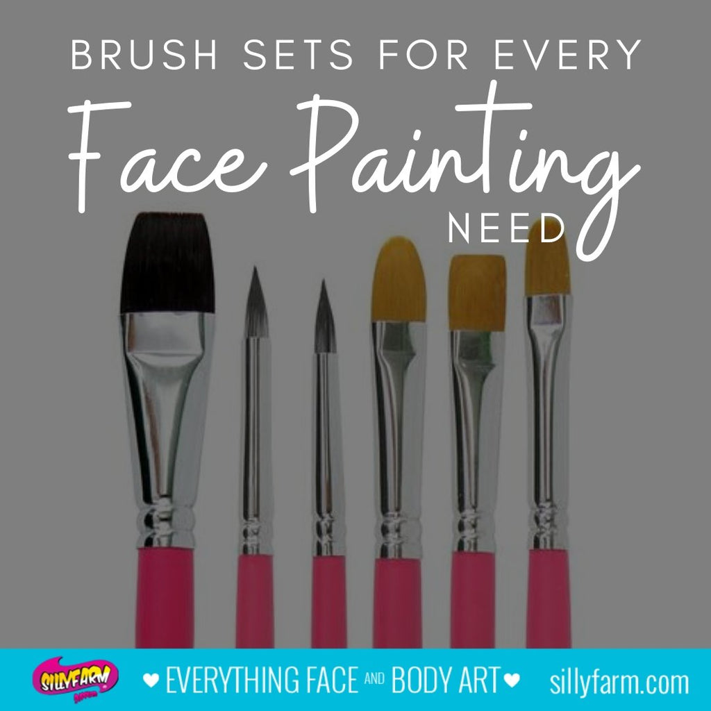 Brush Sets for Every Face Painting Need - Silly Farm Supplies