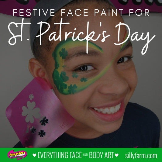 Festive Face Paint for St. Patrick's Day - Silly Farm Supplies