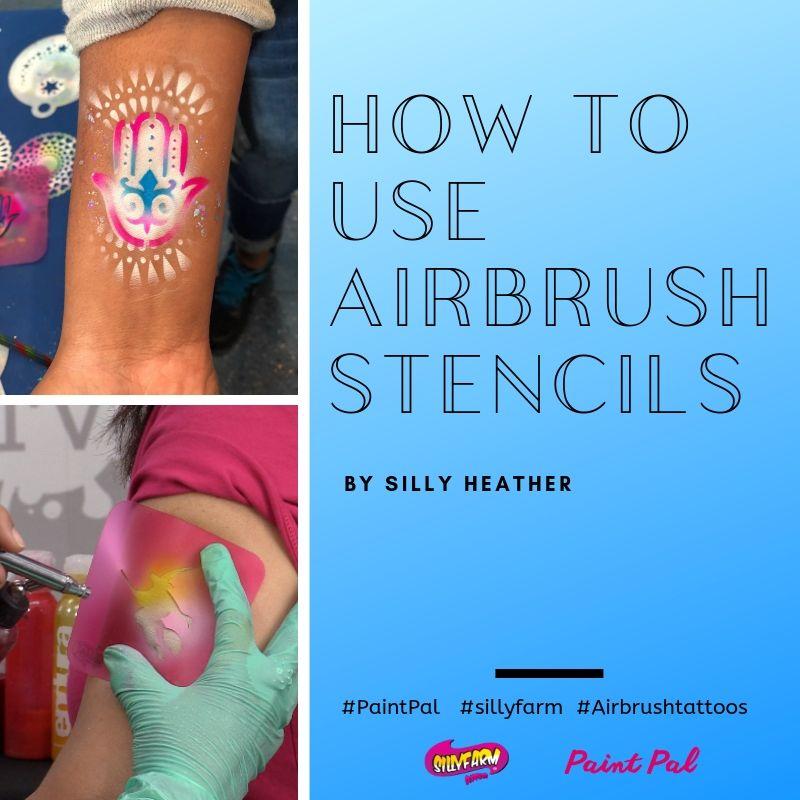 How to Use Airbrush Stencils - Silly Farm Supplies