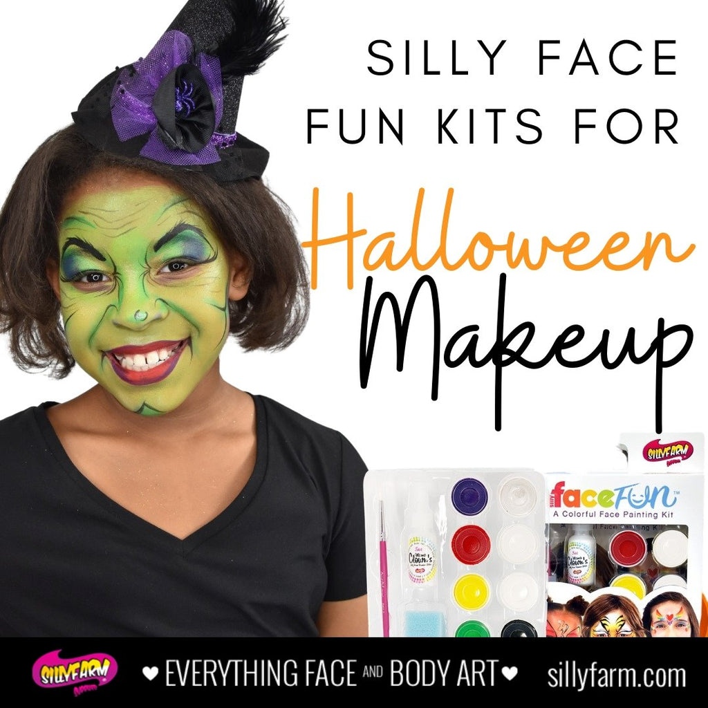 Silly Face Fun Kits for Halloween Makeup - Silly Farm Supplies