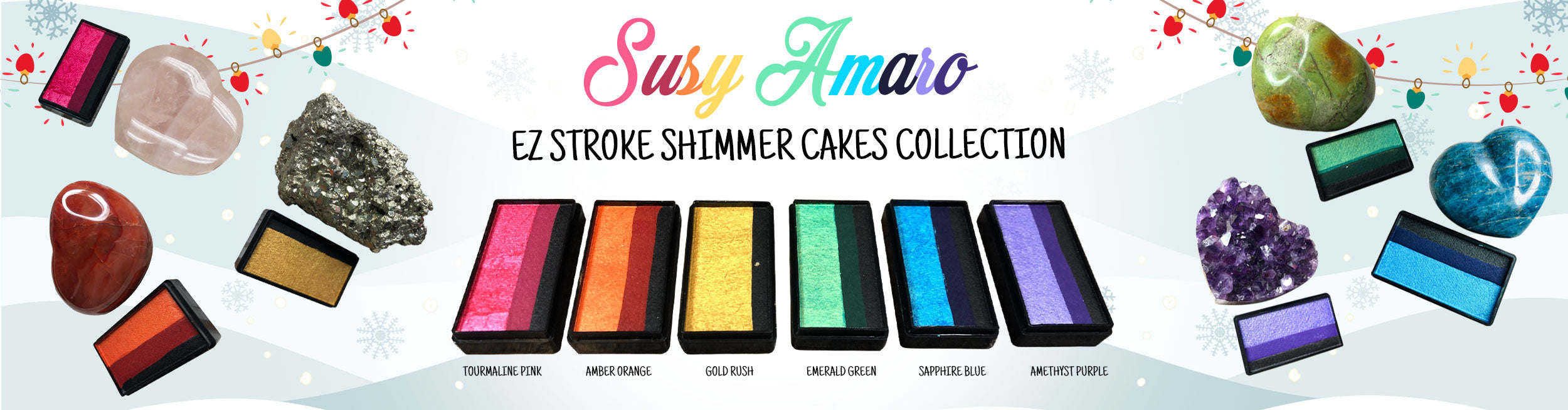 Susy Amaro's EZ Stroke Arty Brush Cake Collection