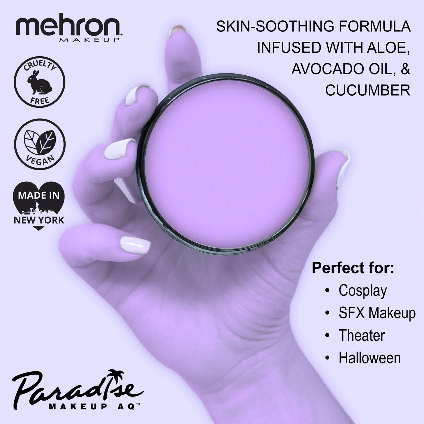 Paradise Makeup AQ PASTEL PURPLE
