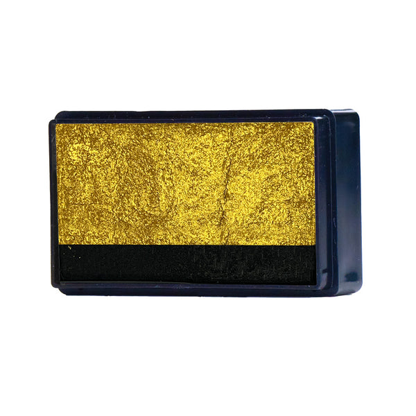 Arty Brush Cake Susy Amaro's EZ Shimmer Collection "Gold Rush"