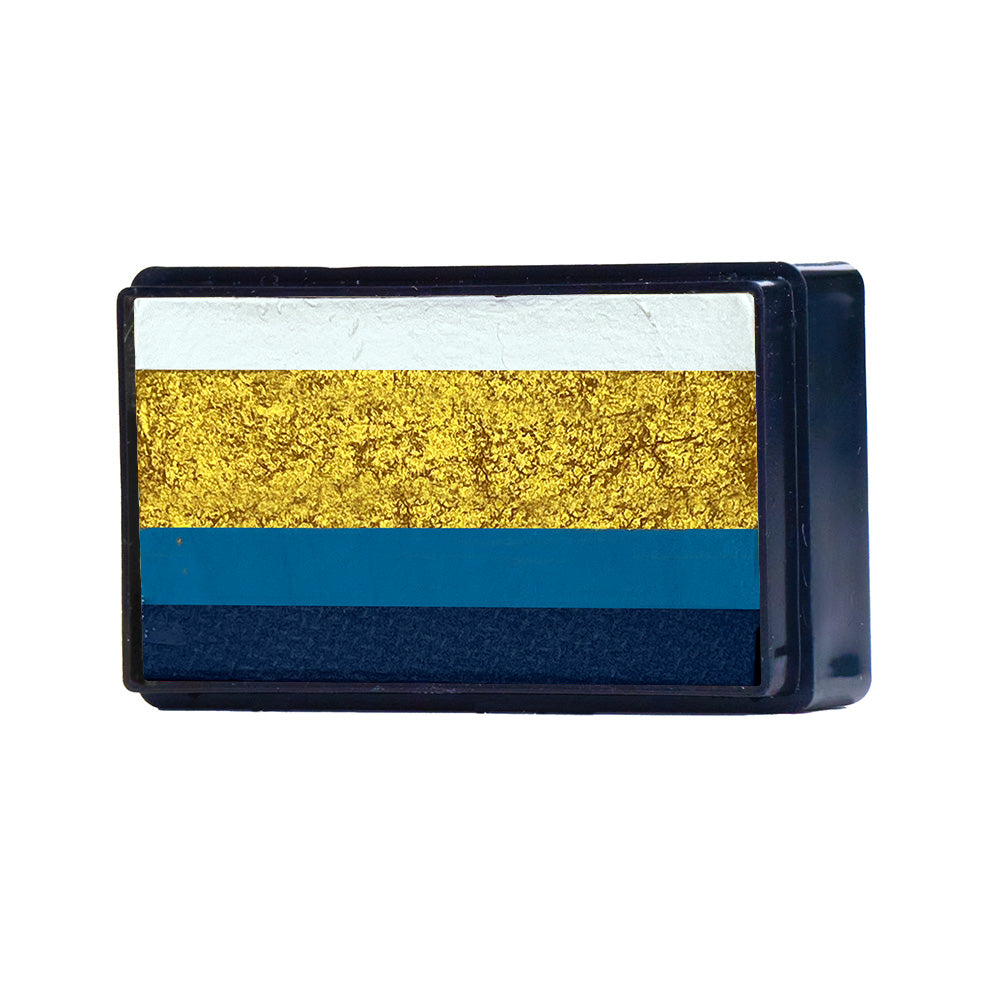 Arty Brush Cake Susy Amaro's Golden Collection "Golden Royal Sea"