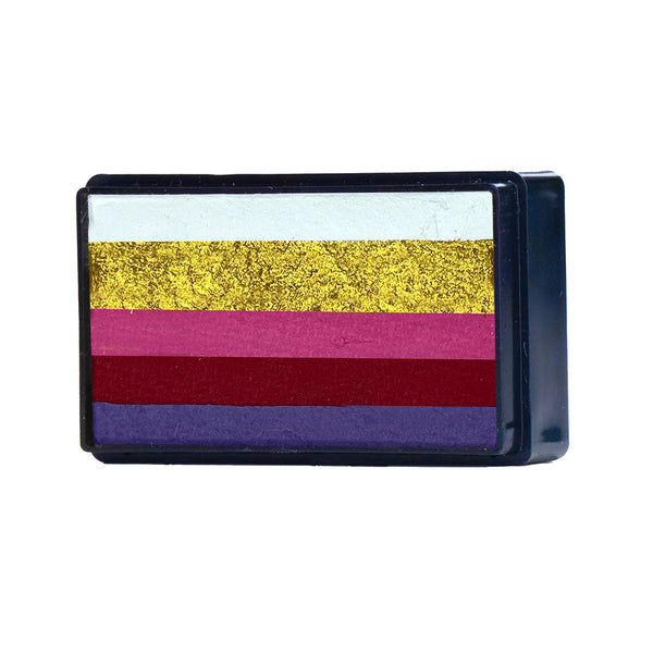 Arty Brush Cake Wine Berry