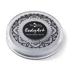 Global Colours Metallic Silver Face Paint 32gm