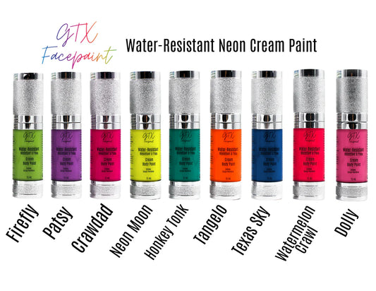 GTX Water-Resistant Cream  NEON 9 color kit + Free Gift