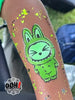 Lil Bubu Tattoo Stencil Face Paint Stencil by Ooh! Body Art (B01 )