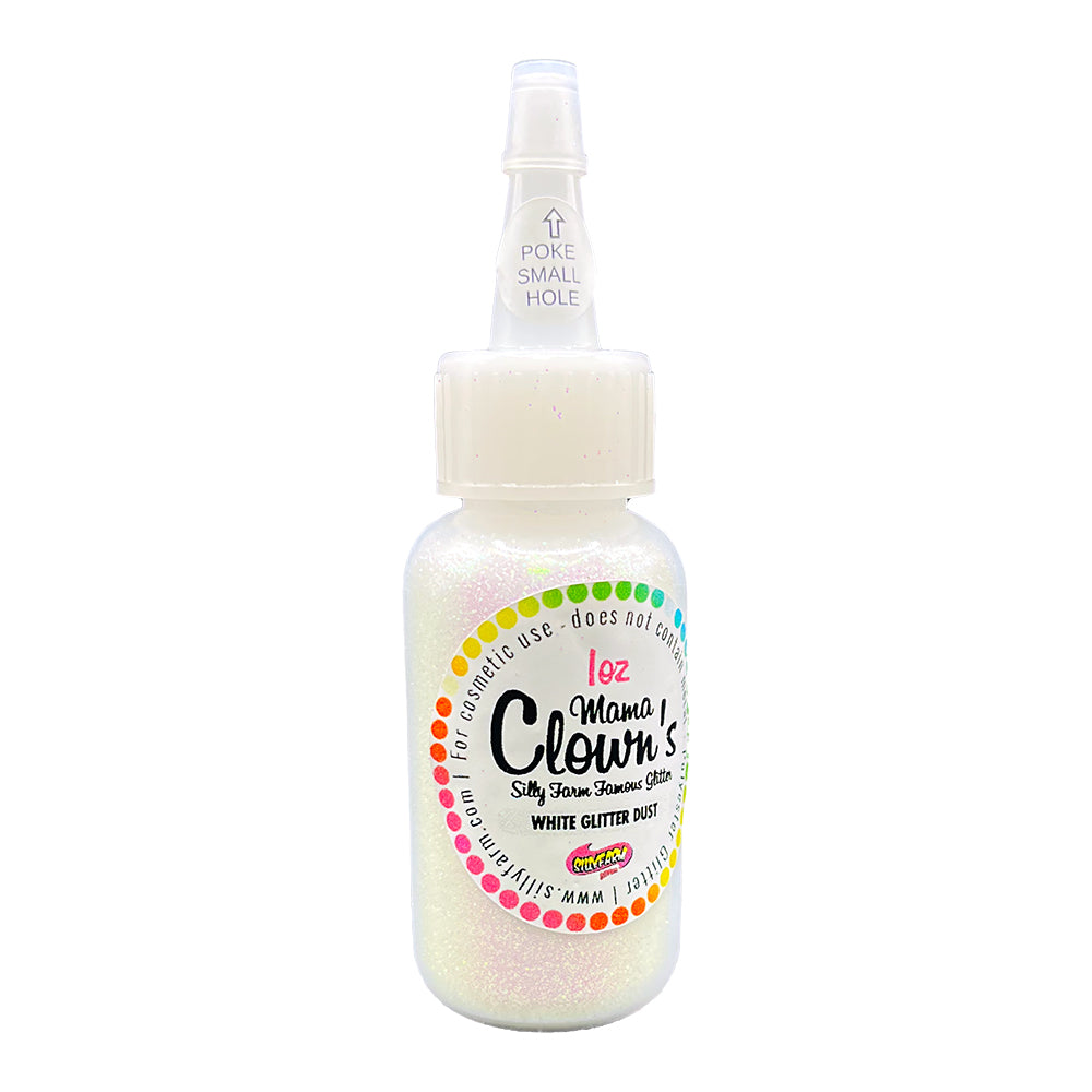 Mama Clown Glitter White Glitter Dust