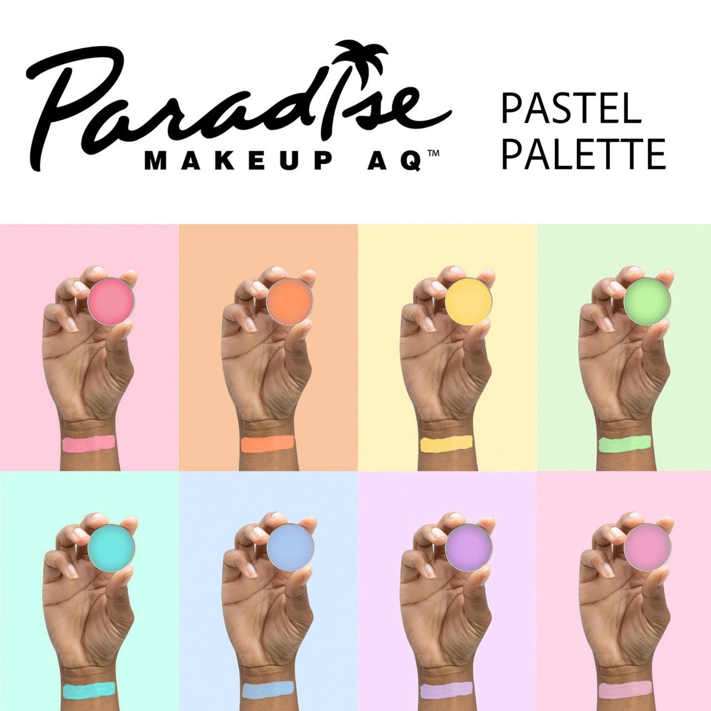 Paradise 8-Color Palette - Pastel Renowned