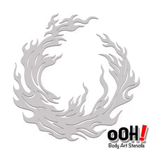 Metallic dragon design on a white background with 'OOH!' branding.