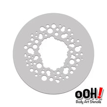 Bubble Graffiti Sphere Tattoo Stencil by Ooh! Body Art (S24)