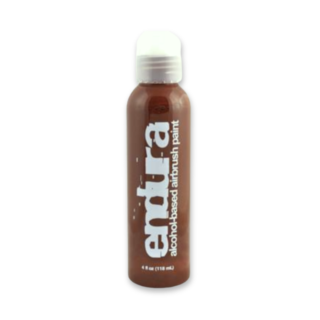 EBA Endura Brown alcohol-based airbrush makeup for body painting, airbrush tattoos, cosplay, theatrical makeup, and special effects. 4oz