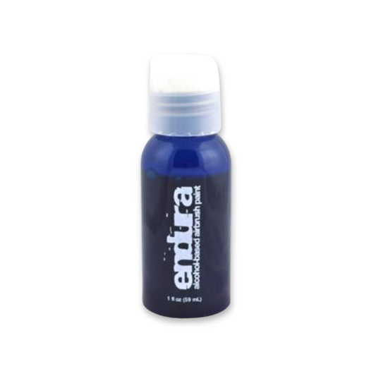EBA Endura Blue alcohol-based airbrush makeup for body painting, airbrush tattoos, cosplay, theatrical makeup, and special effects. 1oz