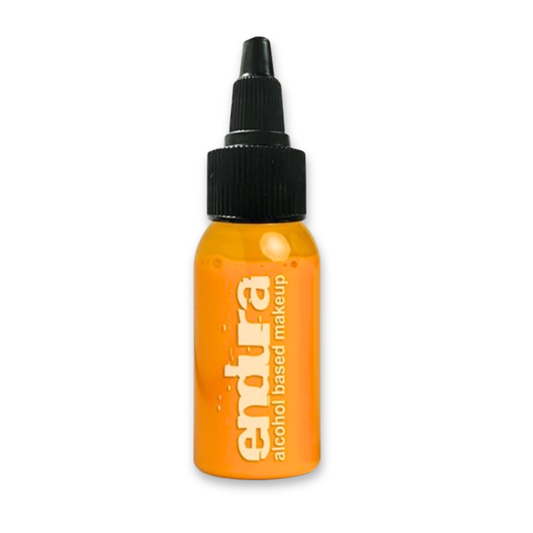 EBA Endura Yellow alcohol-based airbrush makeup for professional body painting, airbrush tattoos, theatrical makeup, and special effects.