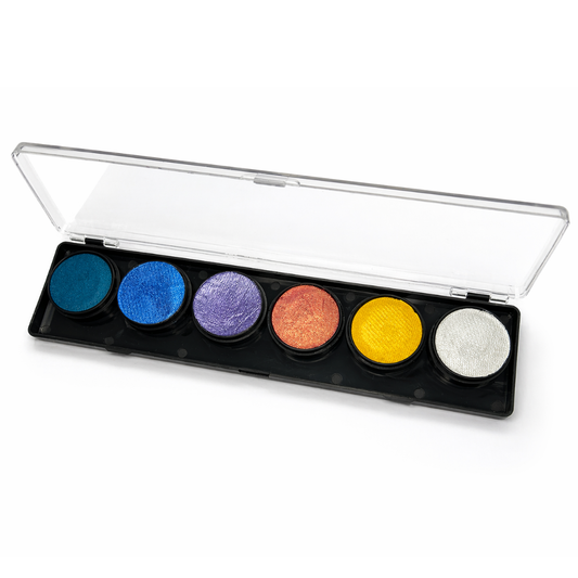 FAB 6-Color Shimmer Swirl Palette