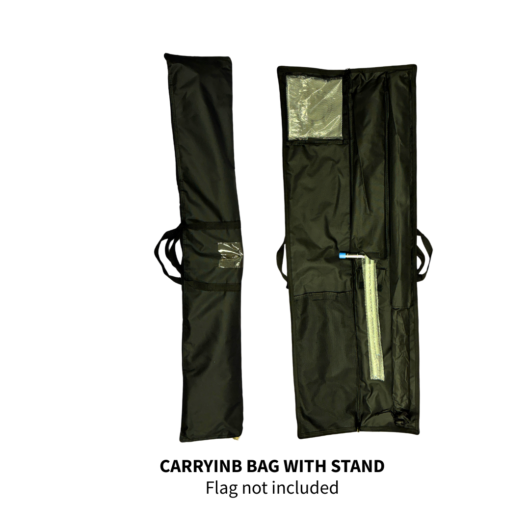 Flag Banner Hardware Kit | Pole, Base & Carrying Bag