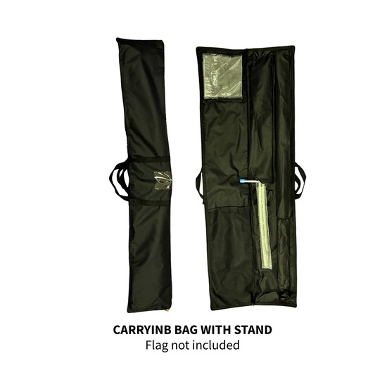Flag Banner Hardware Kit | Pole, Base & Carrying Bag