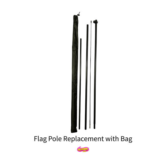 Flag Banner replacement pole hardware over a white background