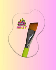 The Paint Hub -Angle 1" Brush-WI Lime Collection