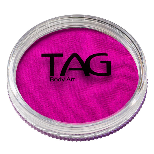 Tag Face paint Fuschia container with 'TAG Body Art' logo on a white background