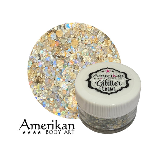 Asteroid Glitter Creme 15g Jar by Amerikan Body Art