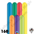 160Q Assortment Carnival Balloons Qualatex 100ct