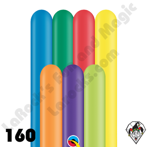 160Q Assortment Carnival Balloons Qualatex 100ct