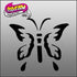 Butterfly 1(butterfly with pointed tips) Glitter Tattoo Stencil 5 Pack