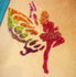 Crown Wings Glitter Tattoo Stencil 5 Pack