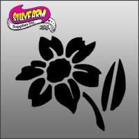 Daisy 2 Glitter Tattoo Stencil 5 Pack - Silly Farm Supplies