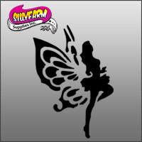 Dancing Fairy Glitter Tattoo Stencil 5 Pack - Silly Farm Supplies