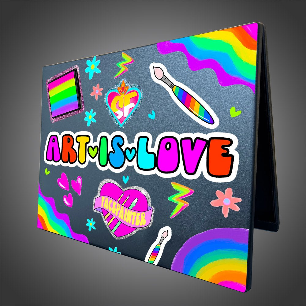 Empty Pro Palette ART IS LOVE Palette NO insert - Silly Farm Supplies