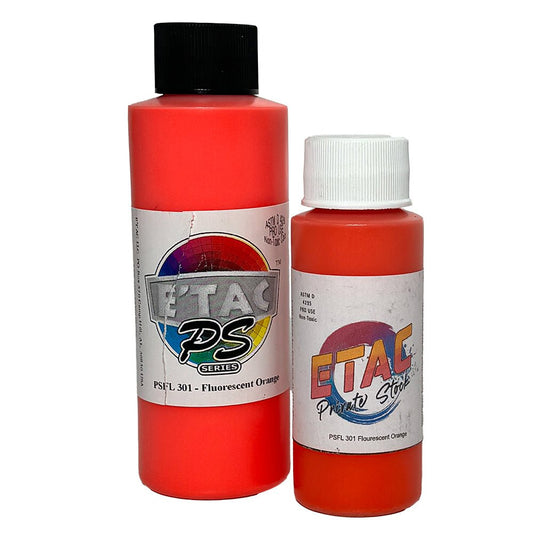 ETAC Fabric Airbrush Paint FLOURESCENT ORANGE - Silly Farm Supplies
