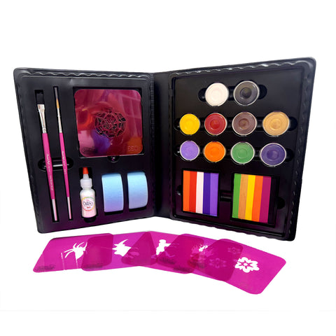 HALLOWEEN Deluxe Rainbow Face Fun Kit