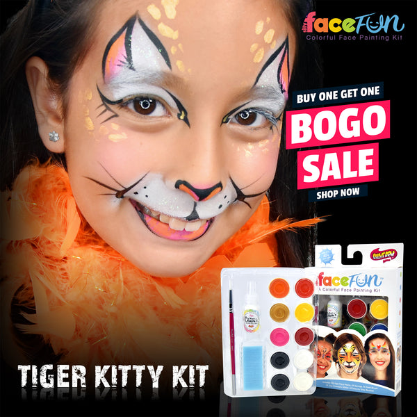 Tiger Kitty Silly Face Fun Character Kit