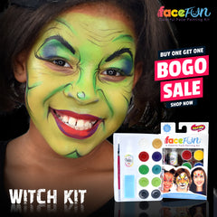 Witchy Zombie Silly Face Fun Character Kit
