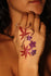 Flower Hibiscus Glitter Tattoo Stencil 5 Pack