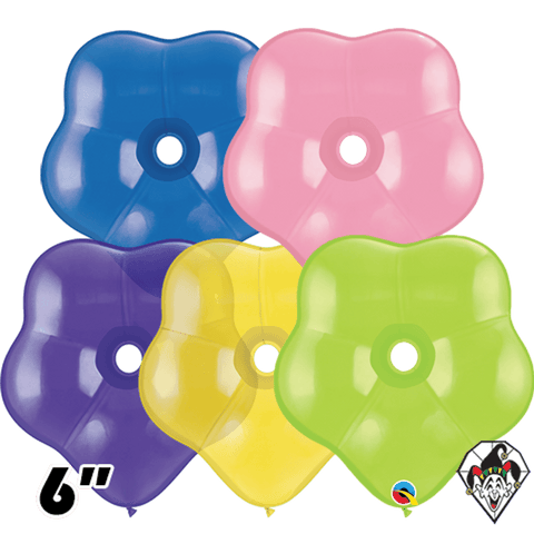 Geo Blossom Assortment #410  (6 inch) Qualatex Balloons Qty: 50