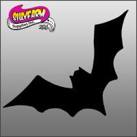 Halloween 1( Bat) Glitter Tattoo Stencil 5 Pack - Silly Farm Supplies