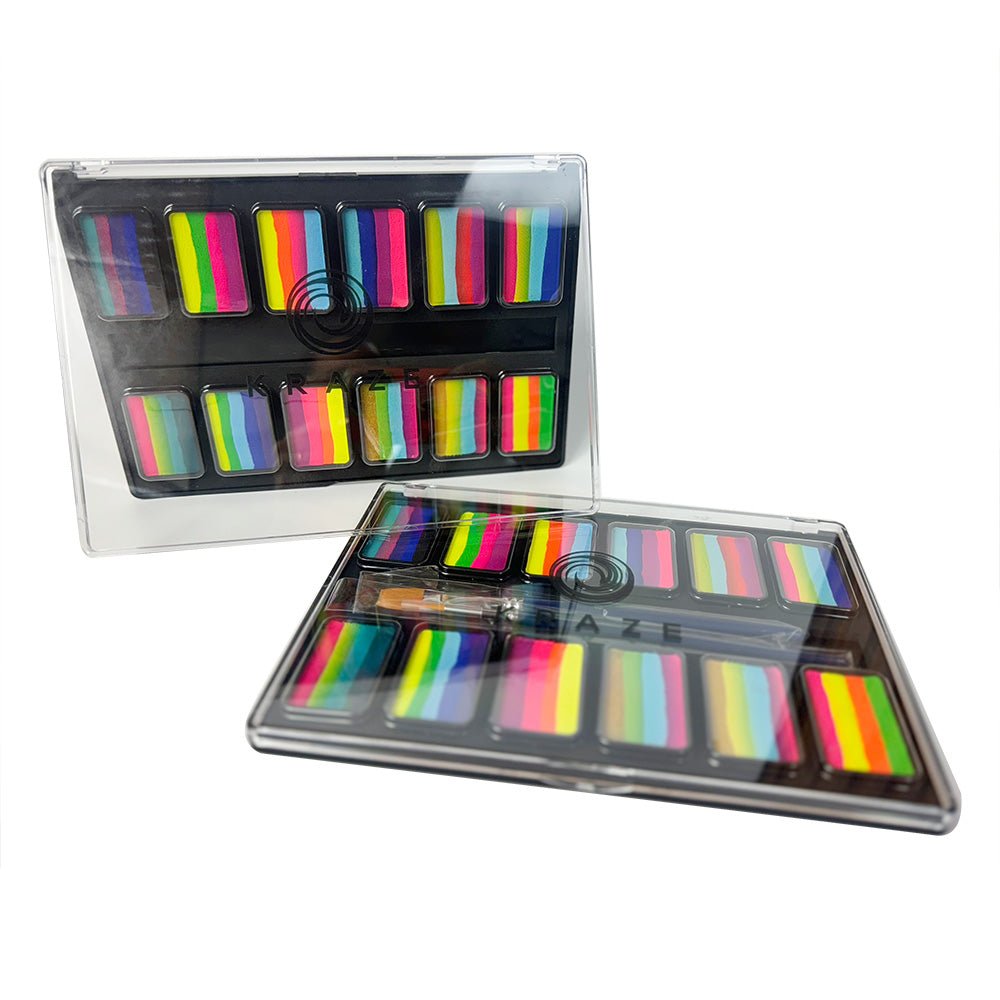 Kraze FX Tamina's Graffiti Split Cake Palette (12 x 10 gm) - Silly Farm Supplies