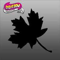 Maple Leaf Glitter Tattoo Stencil 5 Pack - Silly Farm Supplies