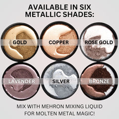 Mehron Metallic Powder Lavender - Silly Farm Supplies