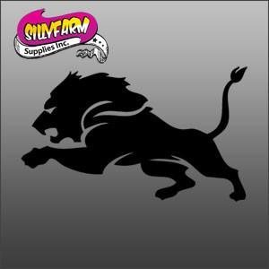 Mighty Lion Glitter Tattoo Stencil 5 Pack - Silly Farm Supplies