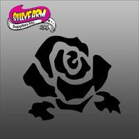 Rose Bud Glitter Tattoo Stencil 5 Pack - Silly Farm Supplies